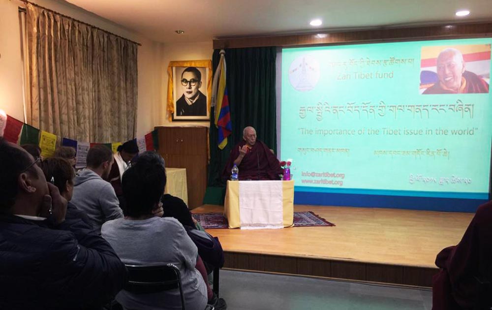 བོད་དོན་ལ་དོ་སྣང་མ་གནང་ན་འབྱུང་འགྱུར་འགྲོ་བ་མི་རིགས་སྤྱི་ཡོངས་ལ་གསབ་ཏུ་མེད་པའི་གྱོང་རྒུད་ཆེན་པོ་ཕོག་ངེས་ཡིན། བོད་དོན་ལ་དོ་སྣང་མ་གནང་ན་འབྱུང་འགྱུར་འགྲོ་བ་མི་རིགས་སྤྱི་ཡོངས་ལ་གསབ་ཏུ་མེད་པའི་གྱོང་རྒུད་ཆེན་པོ་ཕོག་ངེས་ཡིན།