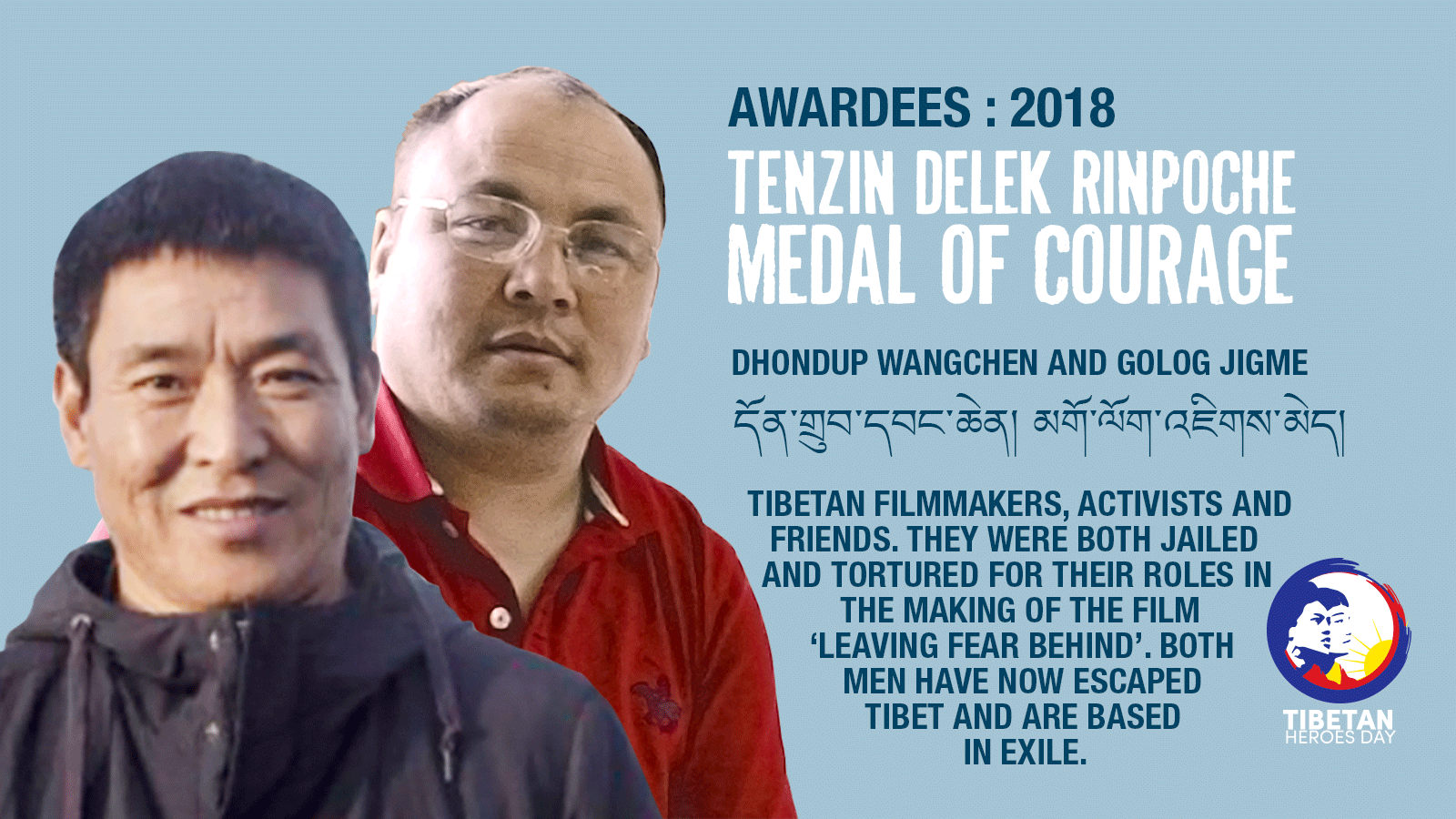དོན་གྲུབ་དབང་ཆེན་ལགས་དང་མགོ་ལོག་འཇིགས་མེད་ལགས་རྣམ་གཉིས་ལ་འདི་ལོའི་སྤྲུལ་སྐུ་བསྟན་འཛིན་བདེ་ལེགས་རིན་པོ་ཆེའི་སྙིང་སྟོབས་གཟེངས་རྟགས་ཕུལ་བ། དོན་གྲུབ་དབང་ཆེན་ལགས་དང་མགོ་ལོག་འཇིགས་མེད་ལགས་རྣམ་གཉིས་ལ་འདི་ལོའི་སྤྲུལ་སྐུ་བསྟན་འཛིན་བདེ་ལེགས་རིན་པོ་ཆེའི་སྙིང་སྟོབས་གཟེངས་རྟགས་ཕུལ་བ།